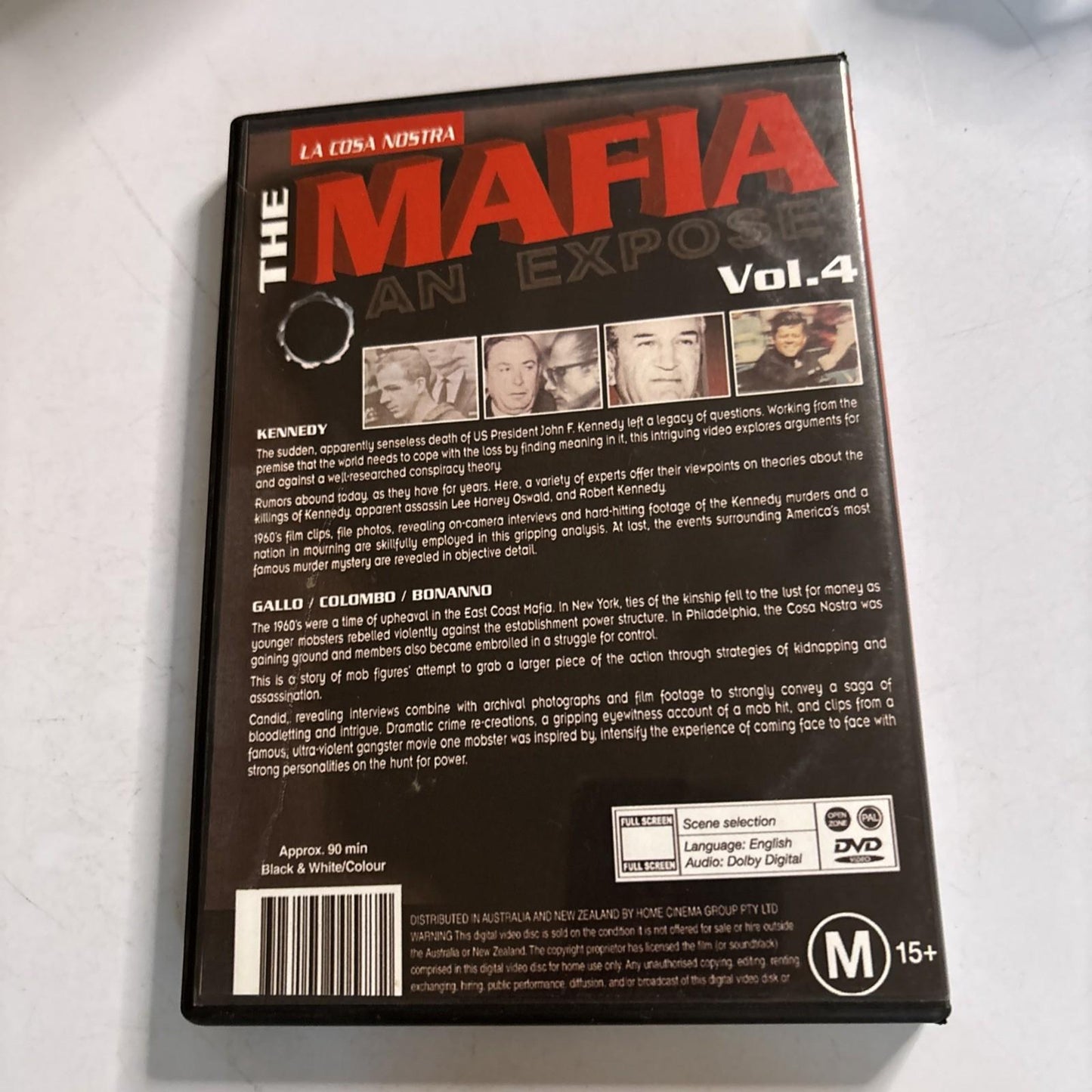 The Mafia An Expose - Vol 4 DVD Kennedy, Gallo, Clombo, Bonanno All Region NEW