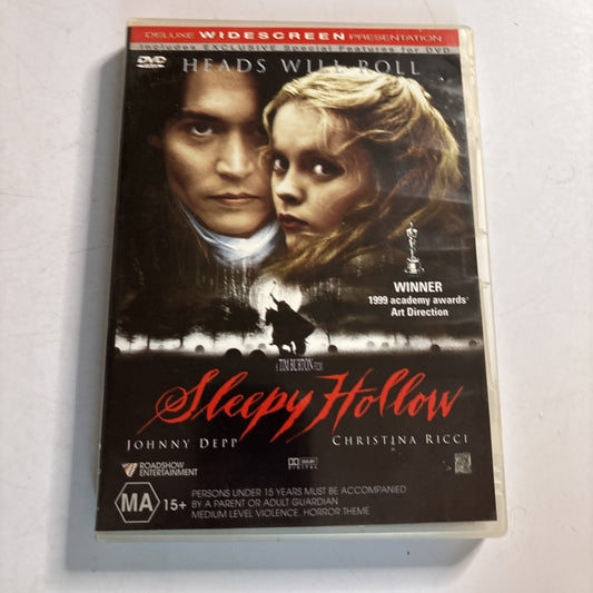 Sleepy Hollow (DVD, 1999) Johnny Depp, Christina Ricci Region 4