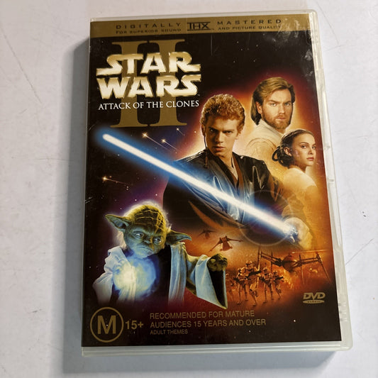 Star Wars - Episode II - Attack Of The Clones (DVD, 2001) Region 4