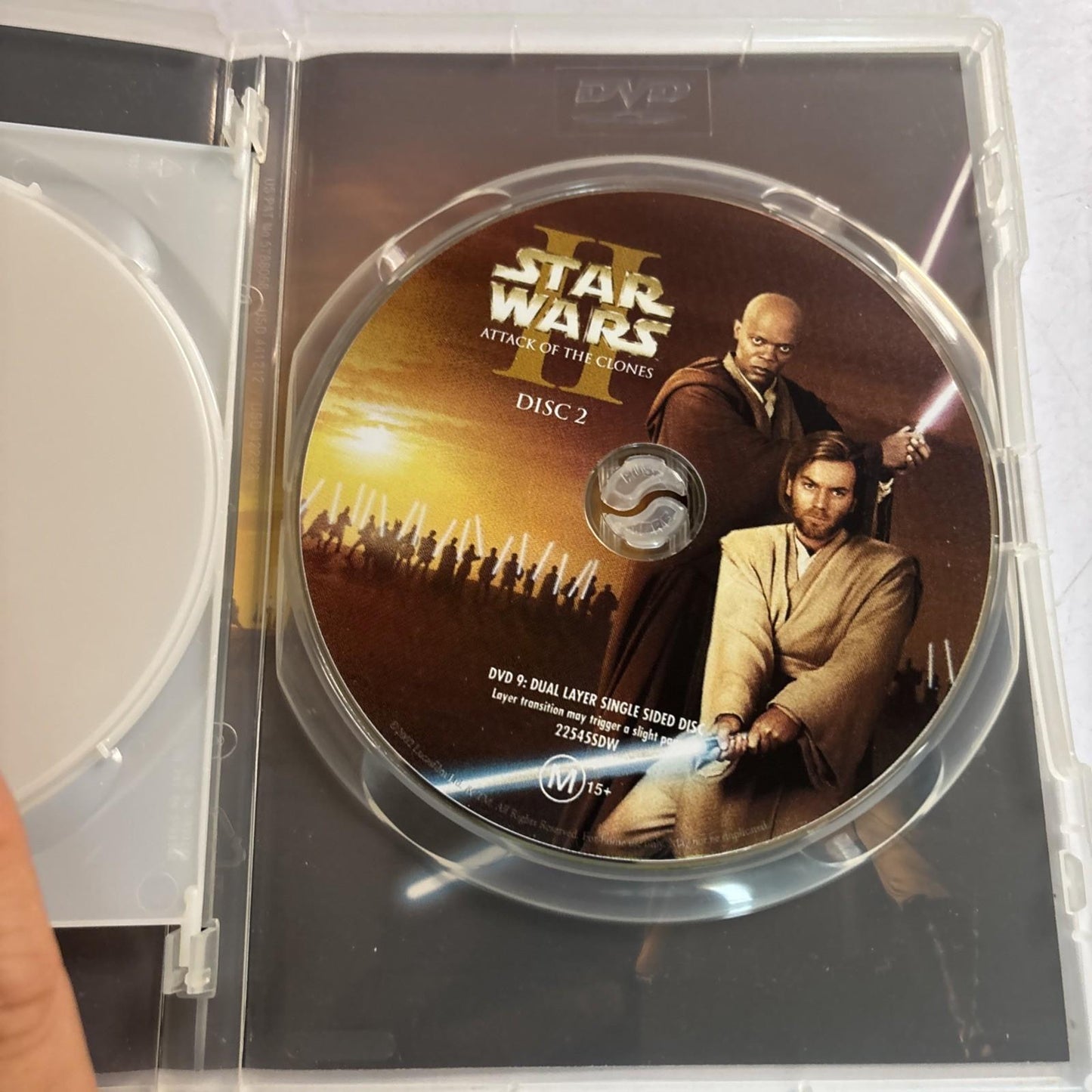 Star Wars - Episode II - Attack Of The Clones (DVD, 2001) Region 4