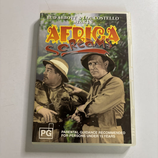 Africa Screams (DVD, 1949) Abbott And Costello All Regions NEW