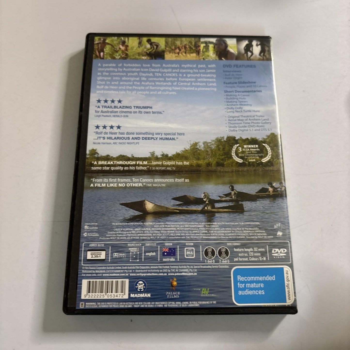 Ten Canoes (DVD, 2005) David Gulpilil All Regions