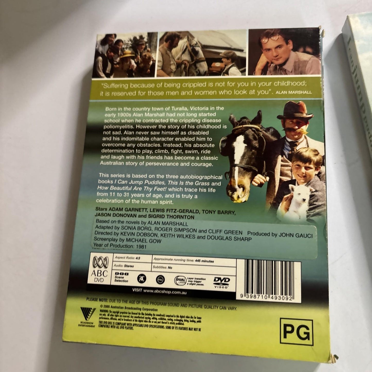 I Can Jump Puddles (DVD, 1981) Adam Garnett, Jason Donovan Region 4 PROMO