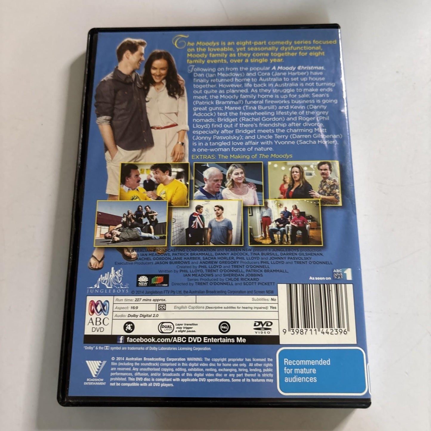 The Moodys (DVD, 2014) Jane Harber Region 4