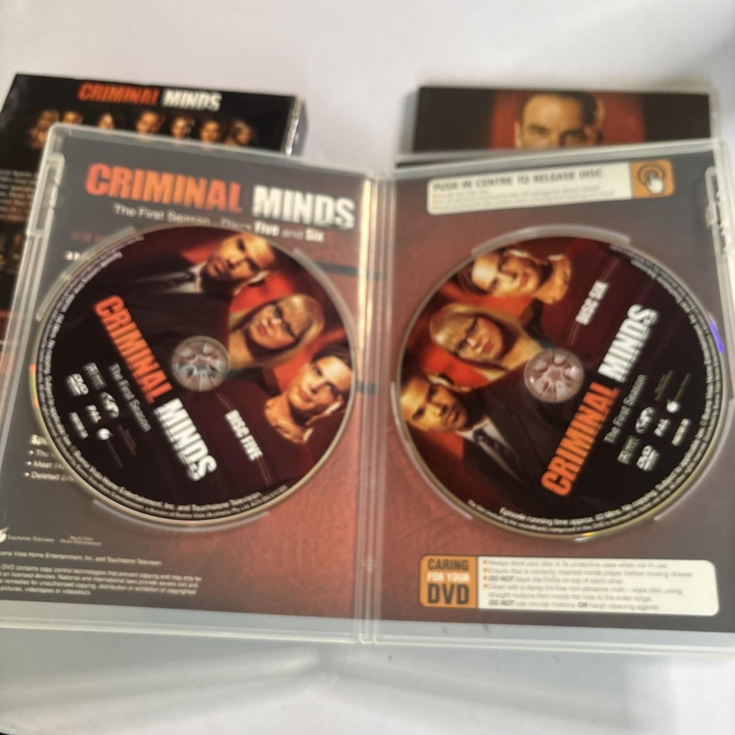 Criminal Minds : Season 1 (DVD, 2005) Region 4