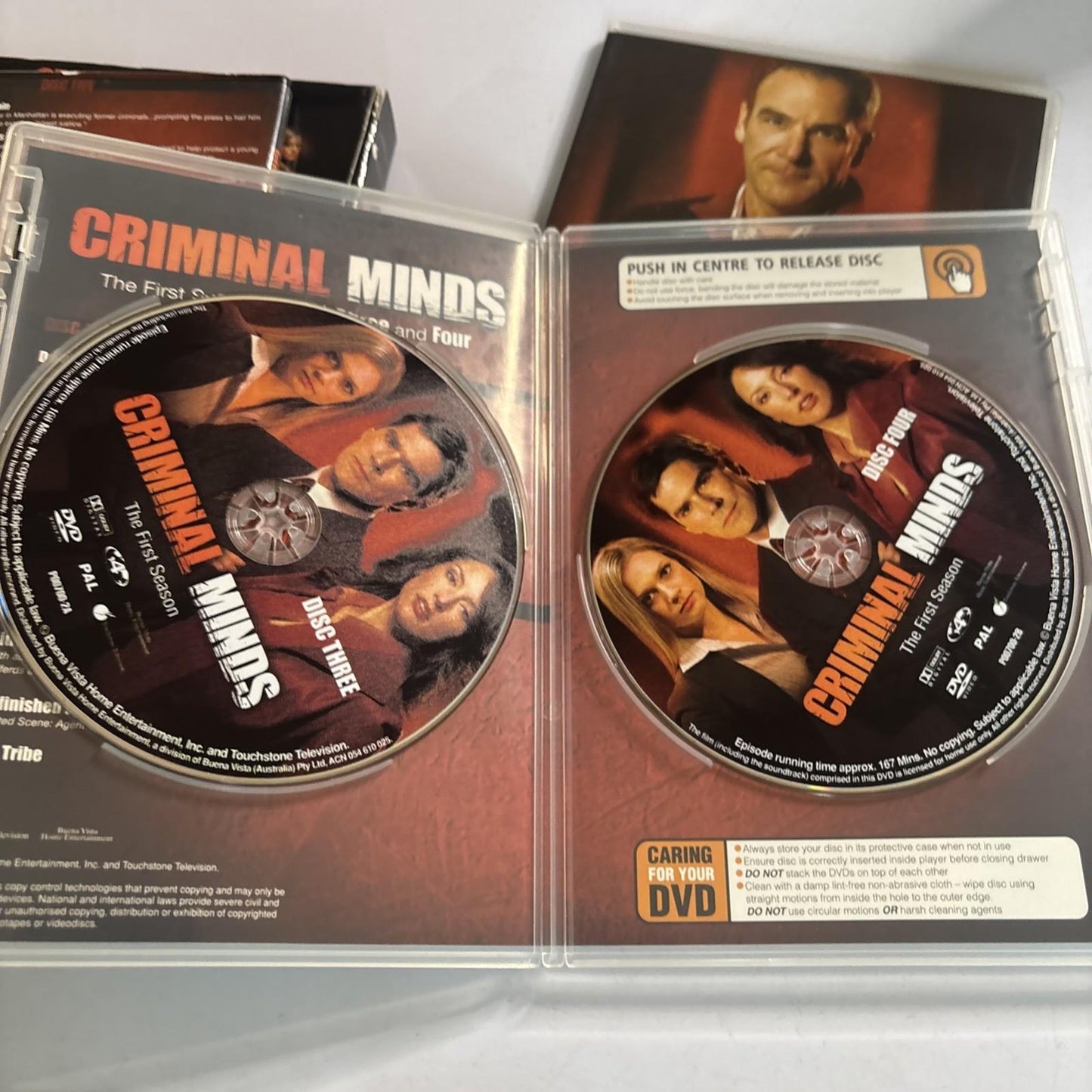 Criminal Minds : Season 1 (DVD, 2005) Region 4