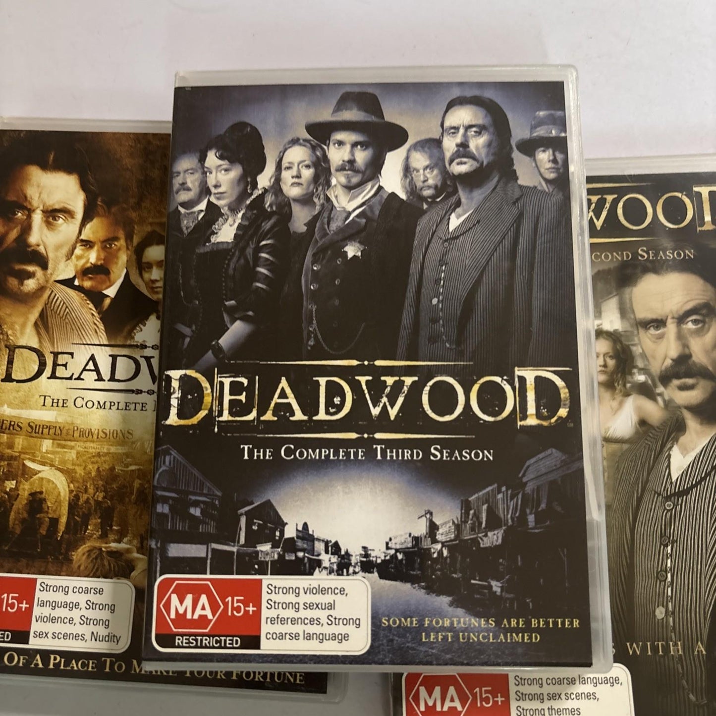Deadwood : Complete Season 1 2 3 (DVD, 2006) Region 4