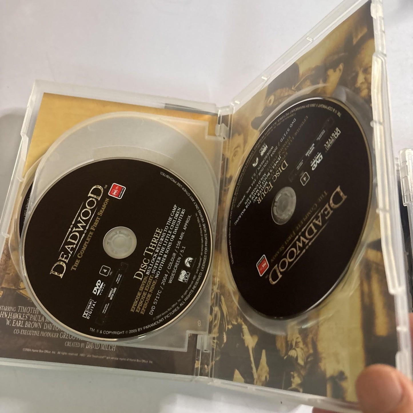 Deadwood : Complete Season 1 2 3 (DVD, 2006) Region 4