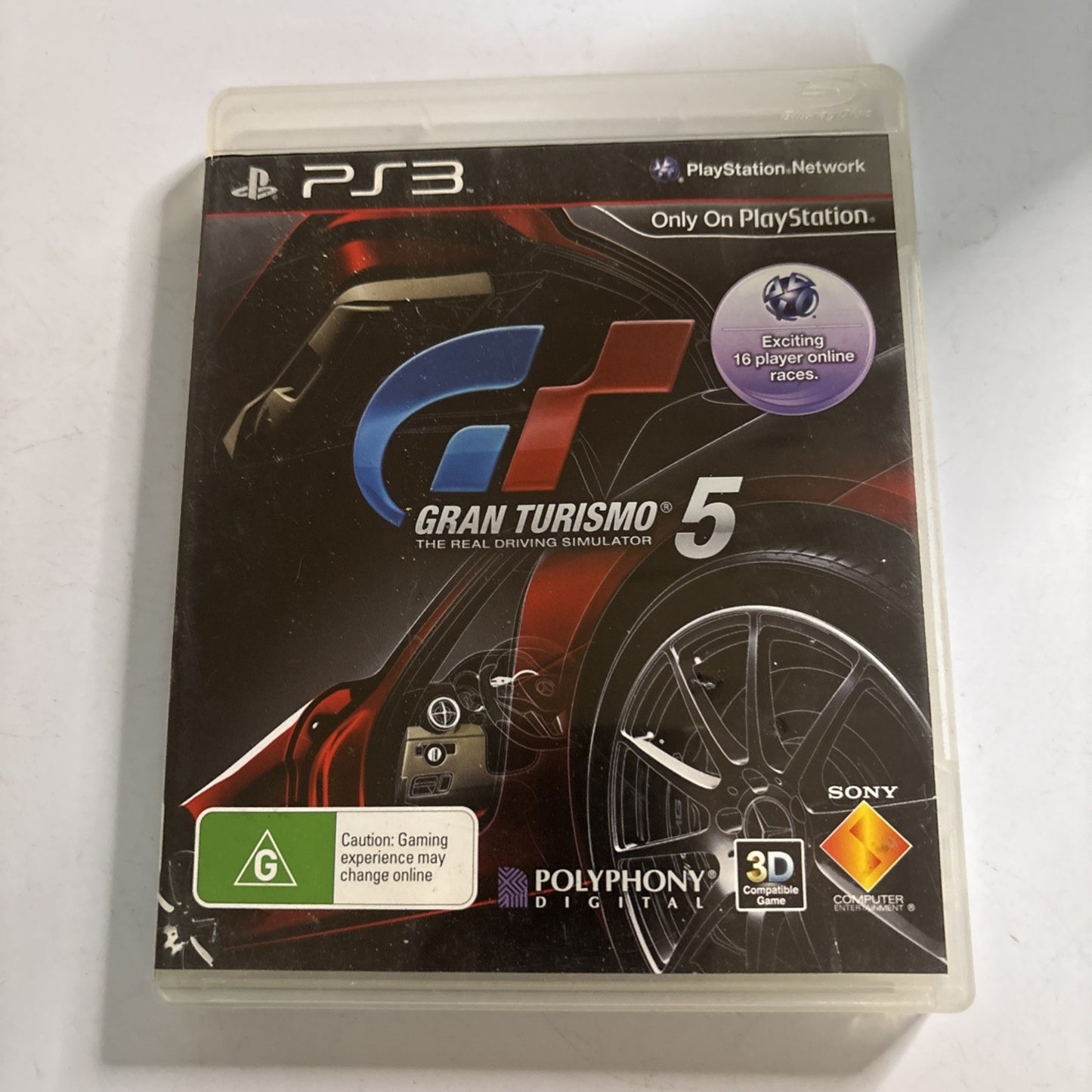 Gran Turismo 5 (Sony Playstation 3 PS3, 2010)