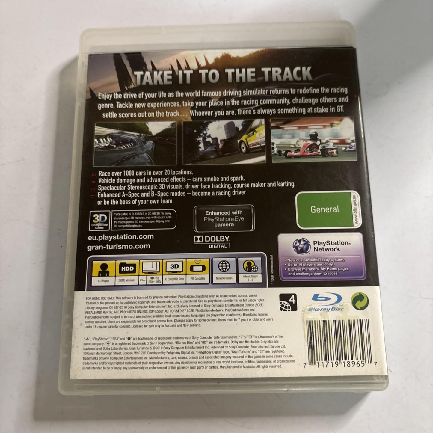 Gran Turismo 5 (Sony Playstation 3 PS3, 2010)