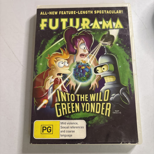 Futurama - Into the Wild Green Yonder (DVD, 2009) Region 4