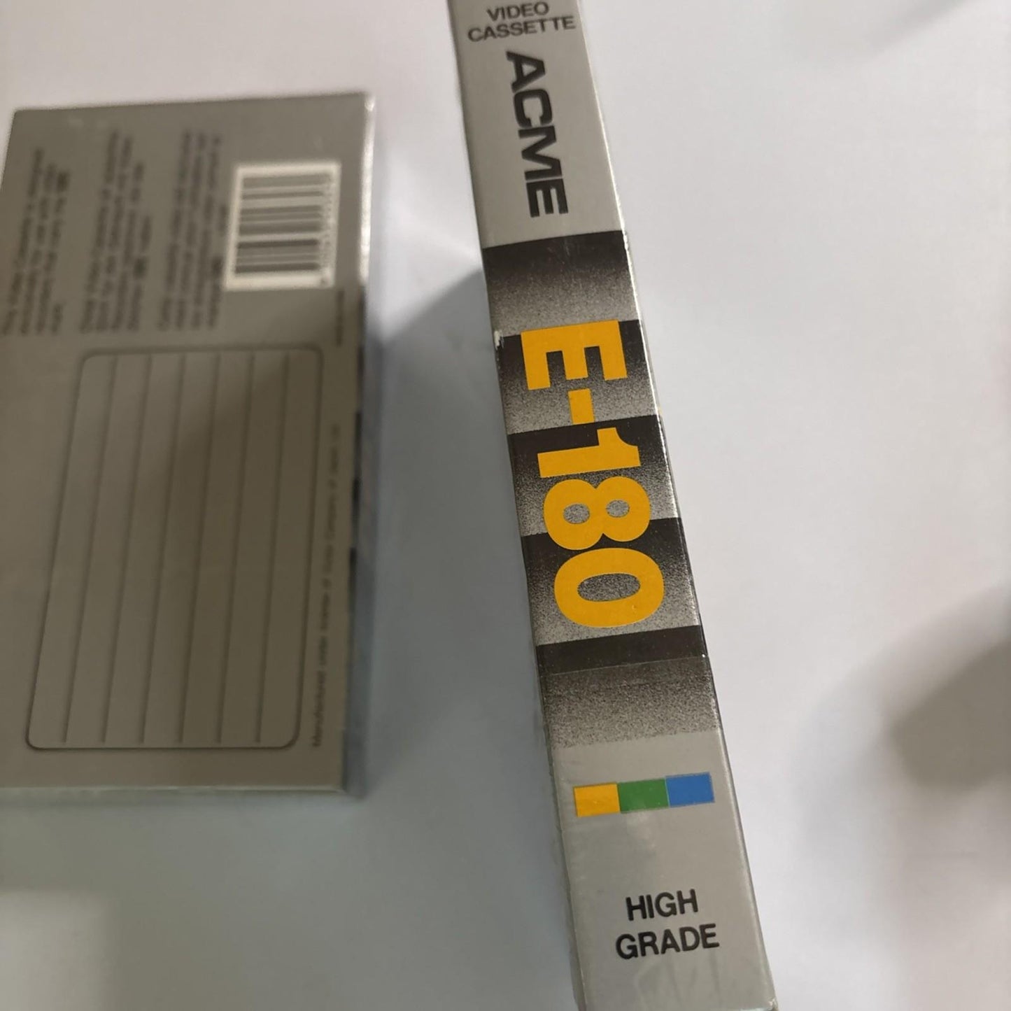 2x Acme VHS E-180 Blank VHS Tape *New Sealed* PAL 3hours
