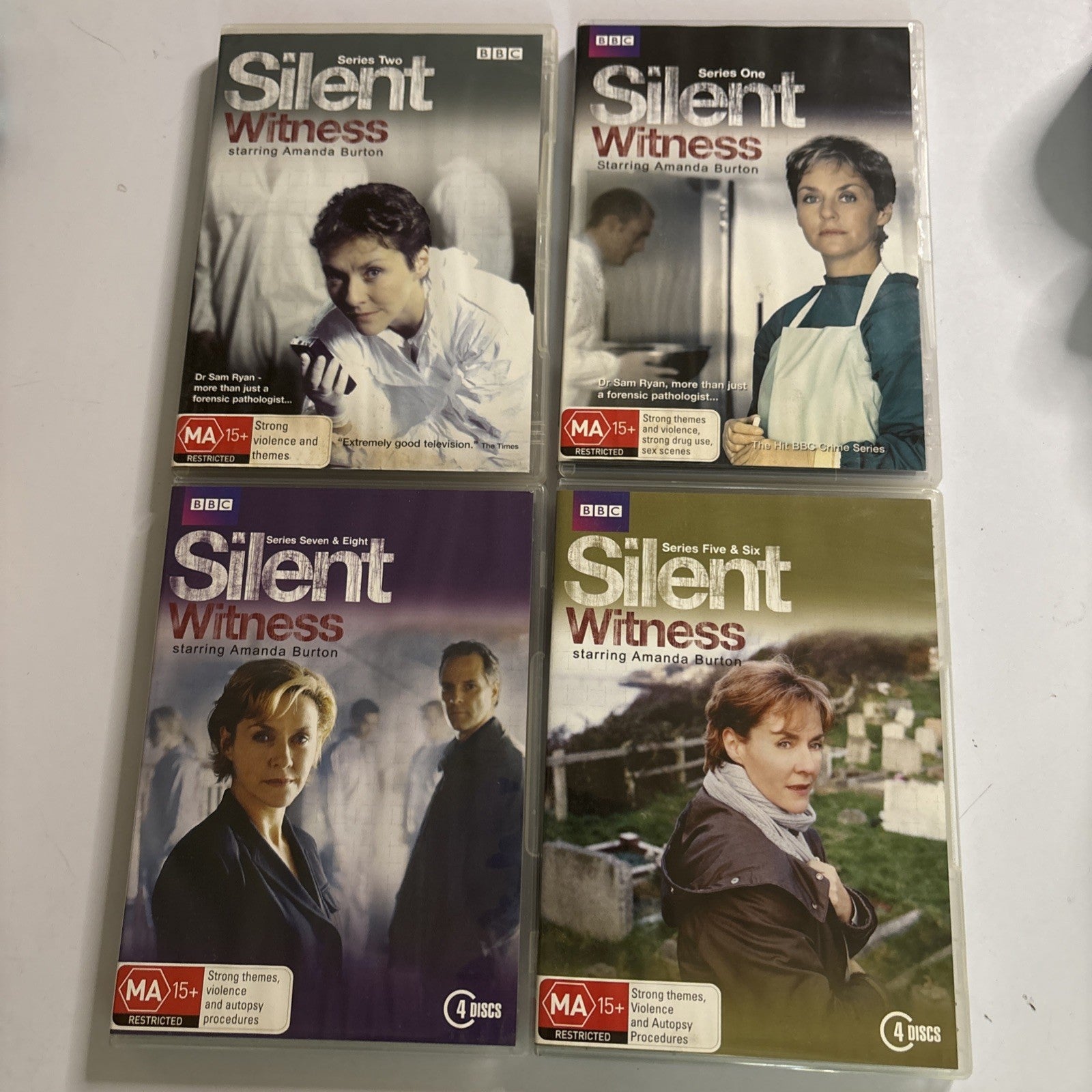 Silent Witness : Series 1 2 5 6 7 8 (DVD, 1996) Region 4 – Retro Unit