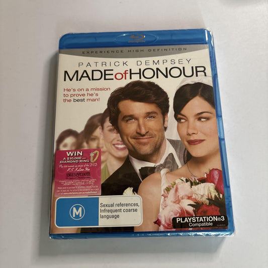 Made of Honour (Blu-ray, 2008) Patrick Dempsey All Regions