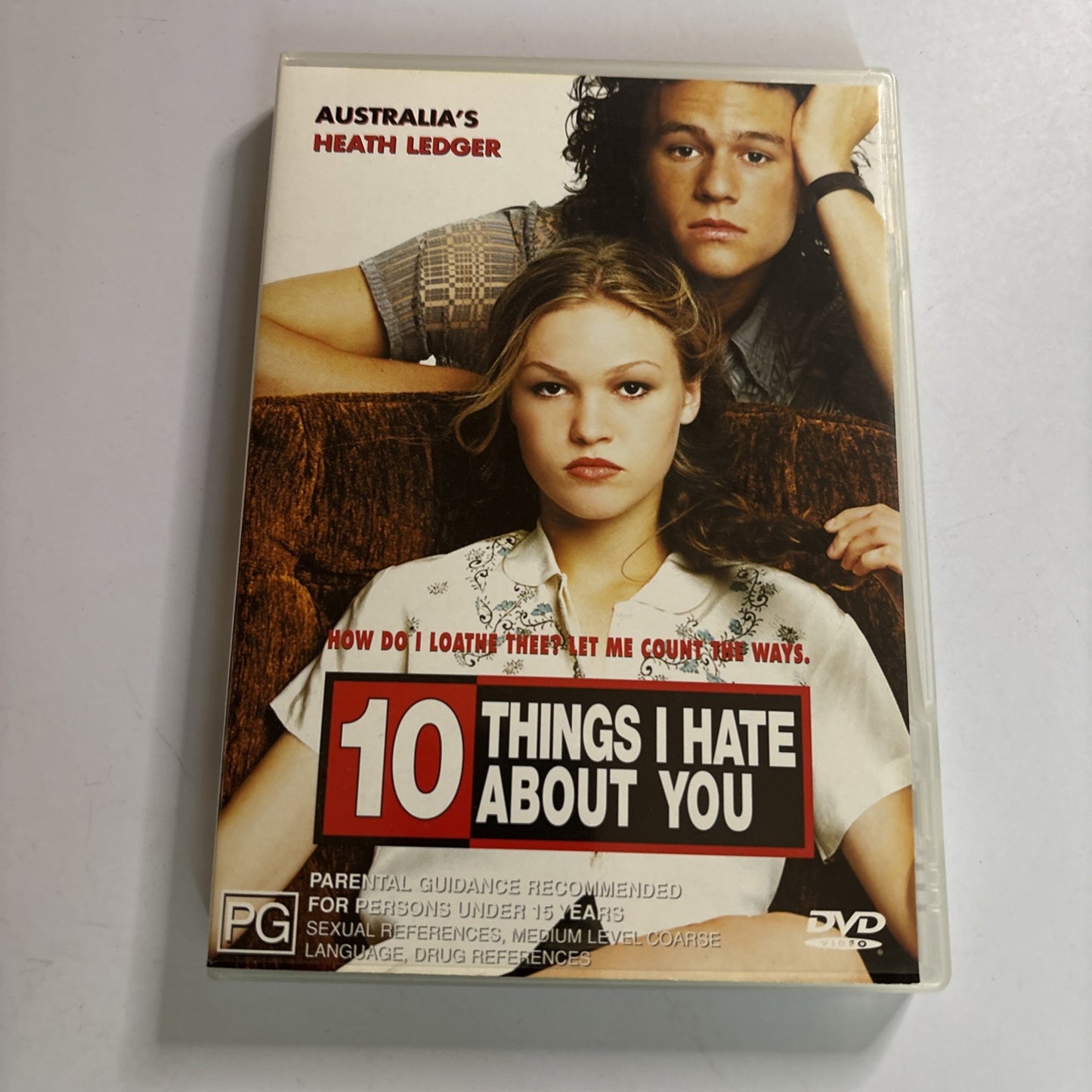 10 Things I Hate about You (DVD, 1999) Heath Ledger Region 4 NEW