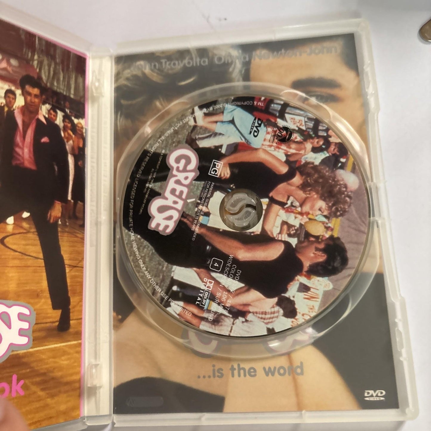 Grease (30th Anniversary Edition, DVD, 1978) John Travolta, Region 4