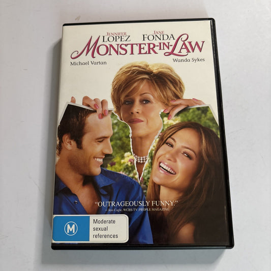 Monster in Law (DVD, 2005) Jennifer Lopez, Jane Fonda Region 4