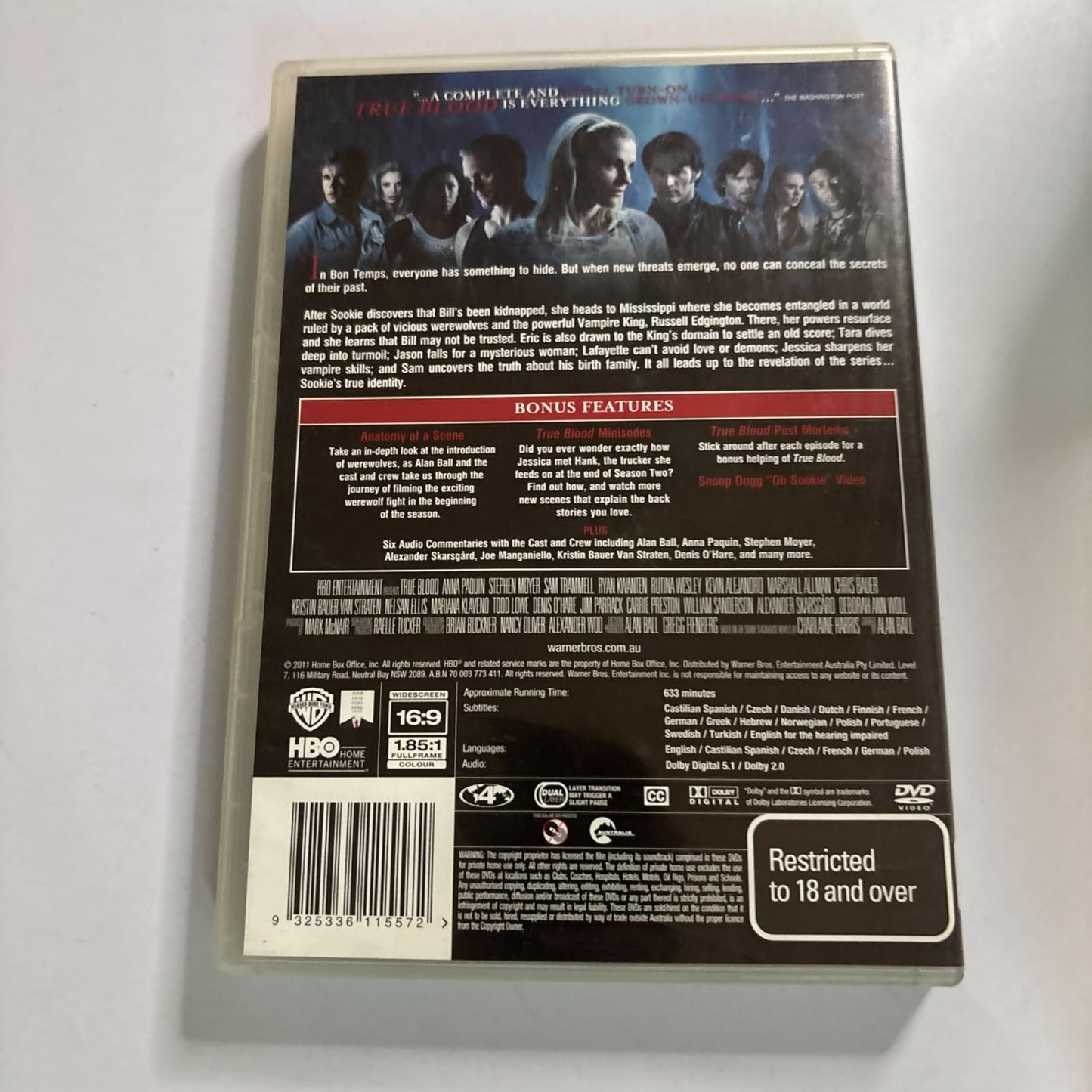 True Blood : Season 3 (DVD, 2011) Region 4