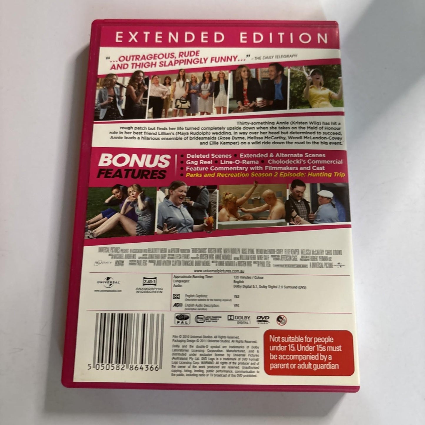 BRIDES MAIDS (DVD, 2011) Extended Edition Region 4