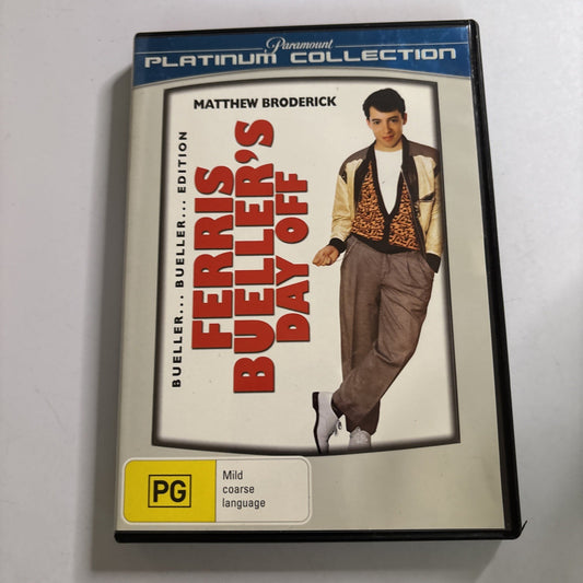 Ferris Bueller's Day Off (Special Edition, DVD, 1986) Matthew Broderick Region 4