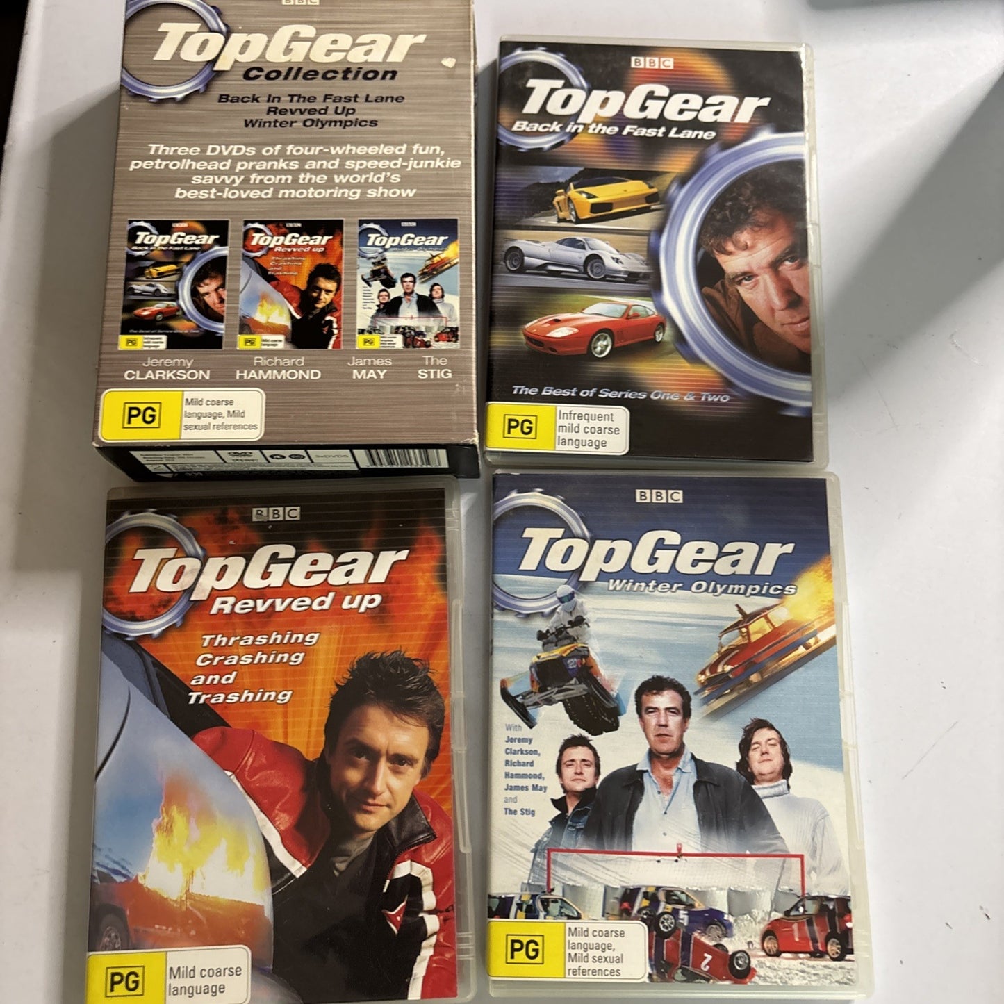 Top Gear: Winter Olympics / Revved Up / Back in The Fast Lane DVD Region 4