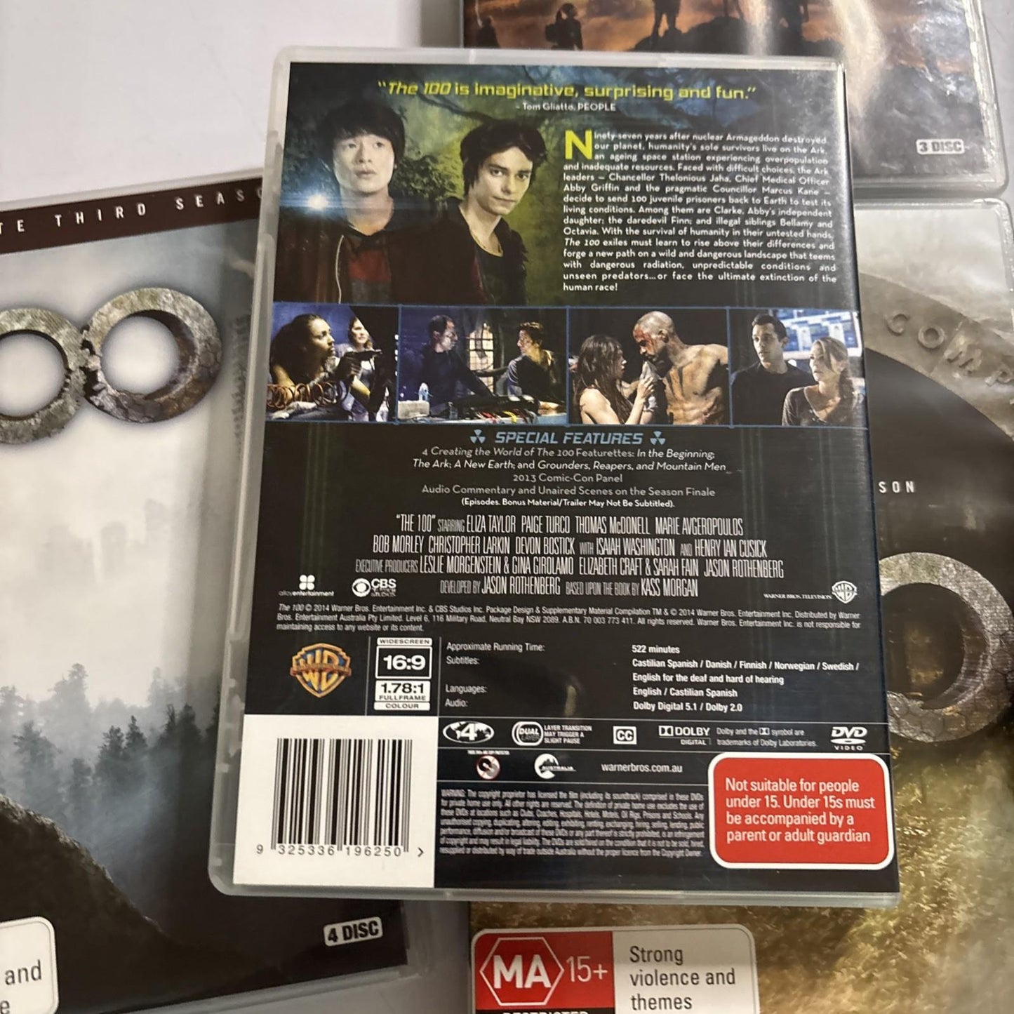 The 100 : Season 1 2 3 4 (DVD, 2016) Region 4