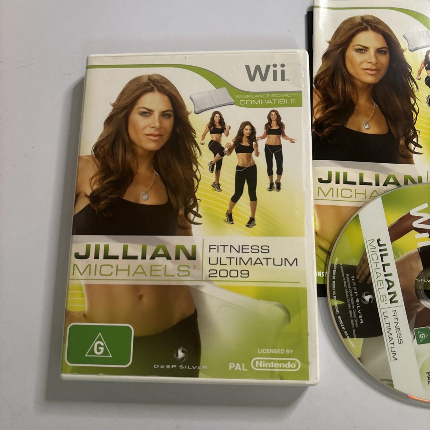 Jillian Michaels Fitness Ultimatum Nintendo Wii Game PAL Gym Indoor Workout