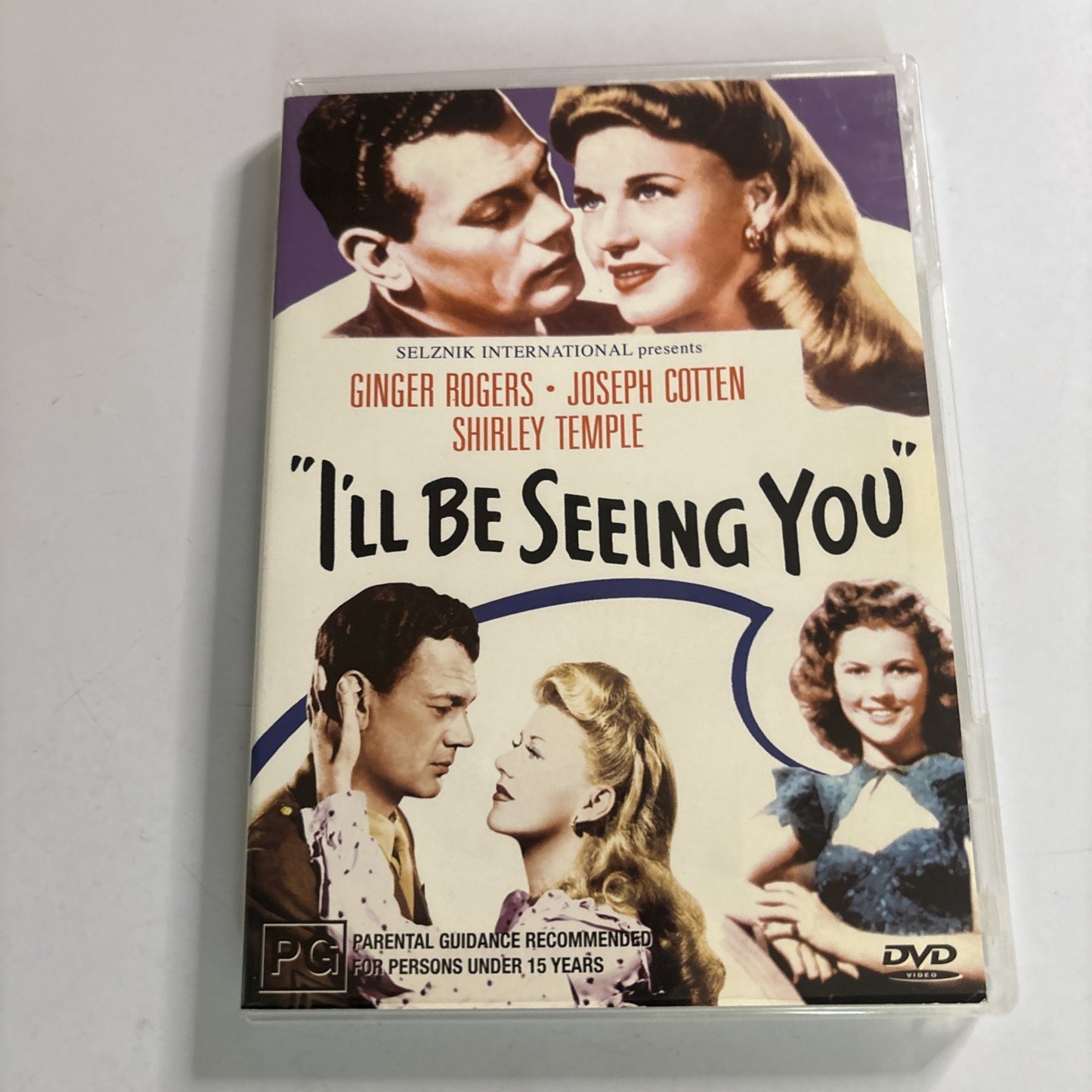 I'll Be Seeing You (DVD, 1944) Ginger Rogers, Shirley Temple Region 4
