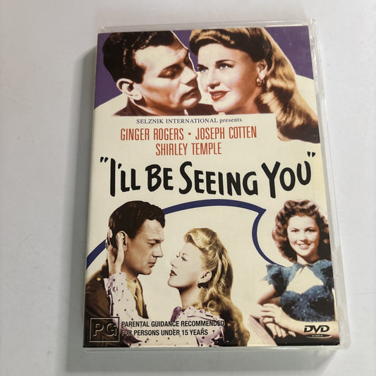 I'll Be Seeing You (DVD, 1944) Ginger Rogers, Shirley Temple Region 4