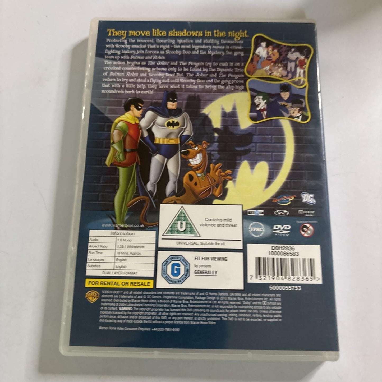 Scooby-Doo Meets Batman (DVD, 2010) Region 2