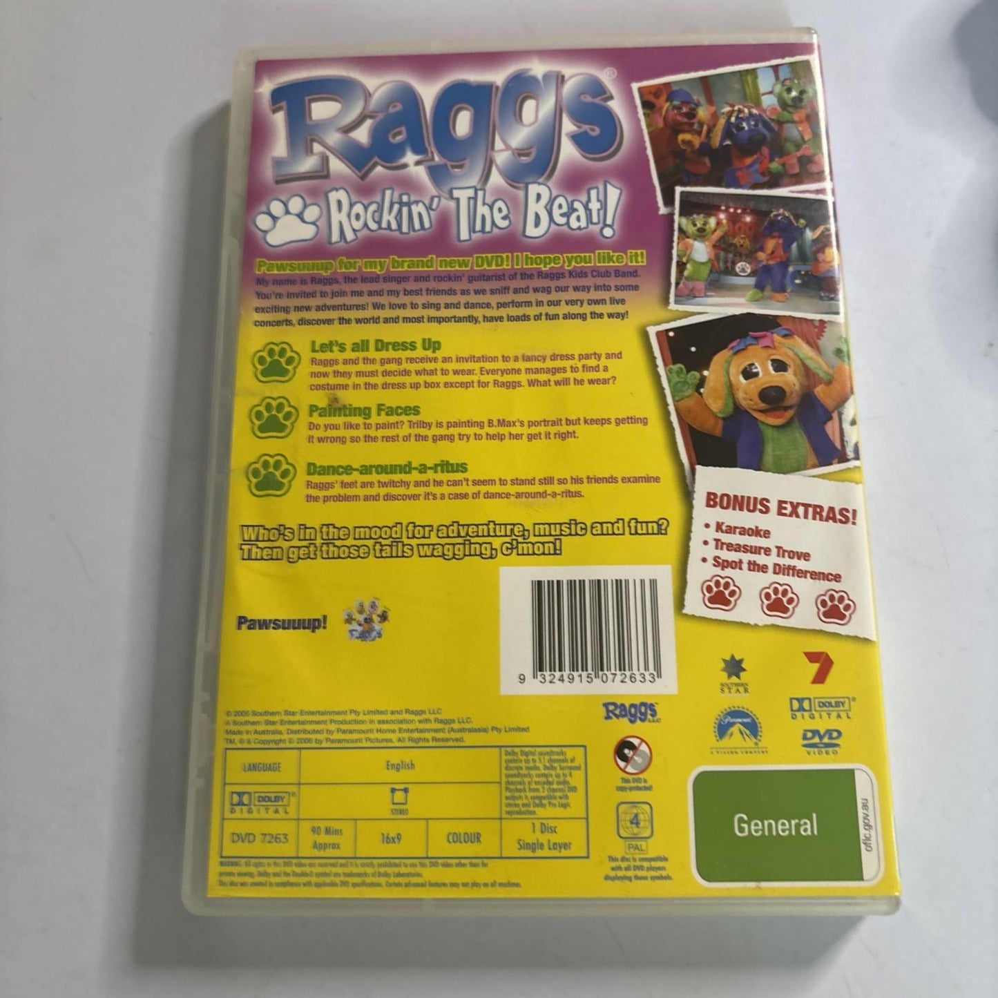 Raggs - Rockin the Beat (DVD, 2006) Region 4