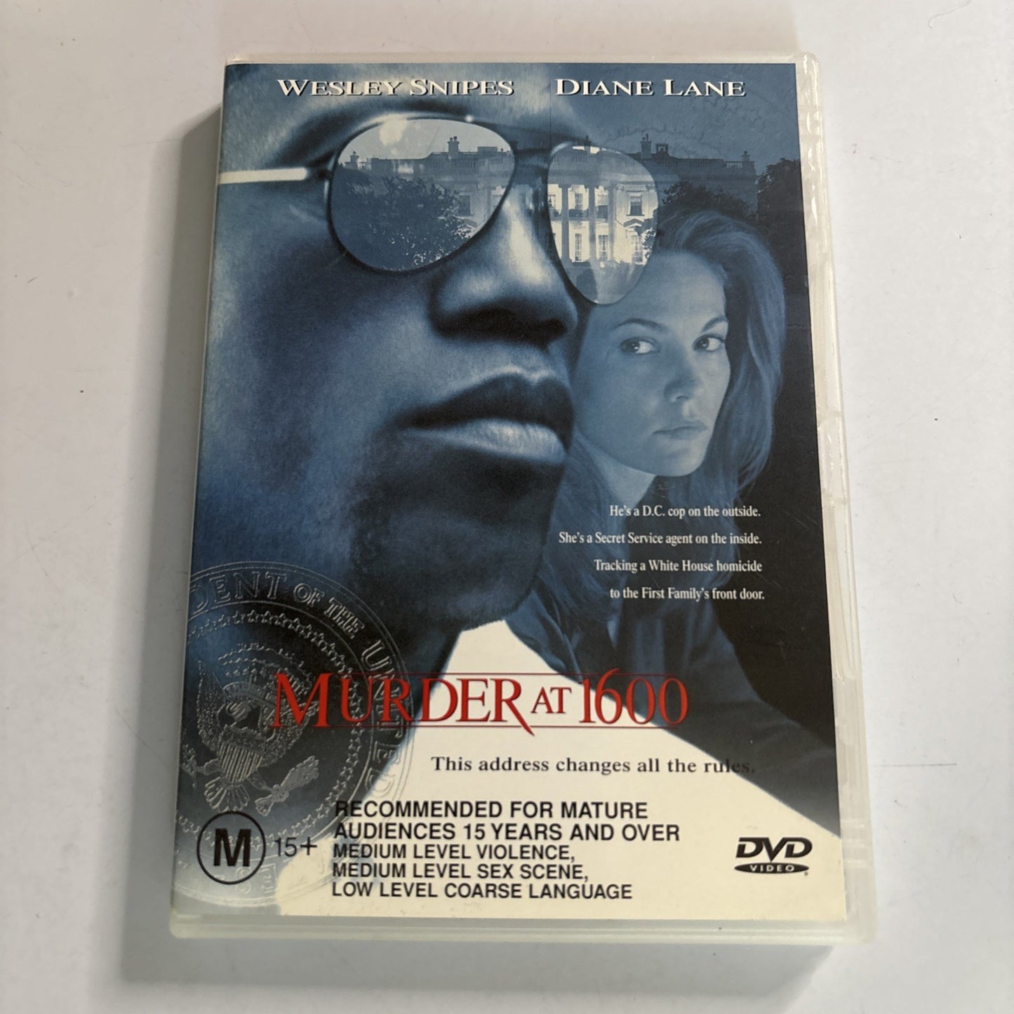 Murder at 1600 (DVD, 1997) Wesley Snipes, Diane Lane Region 4 NEW