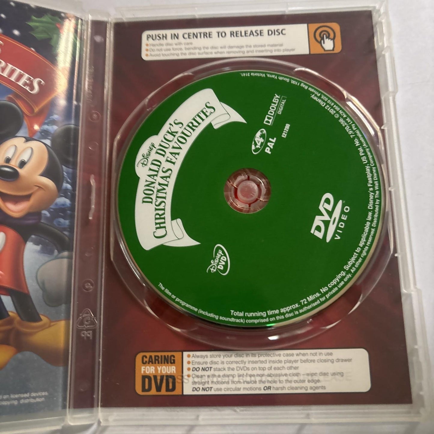 Disney Donald Duck's Christmas Favourites (DVD, 2005) Region 4