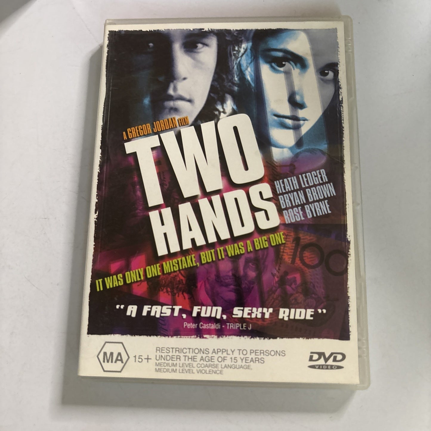 Two Hands (DVD, 1999) Heath Ledger, Rose Byrne Region 4