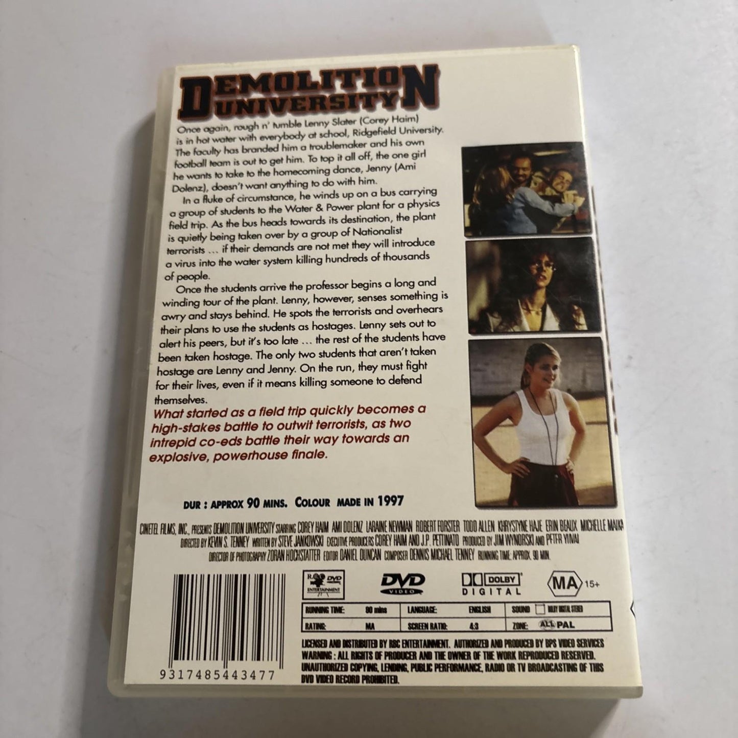 Demolition University (DVD, 1997) Cory Haim All Regions NEW