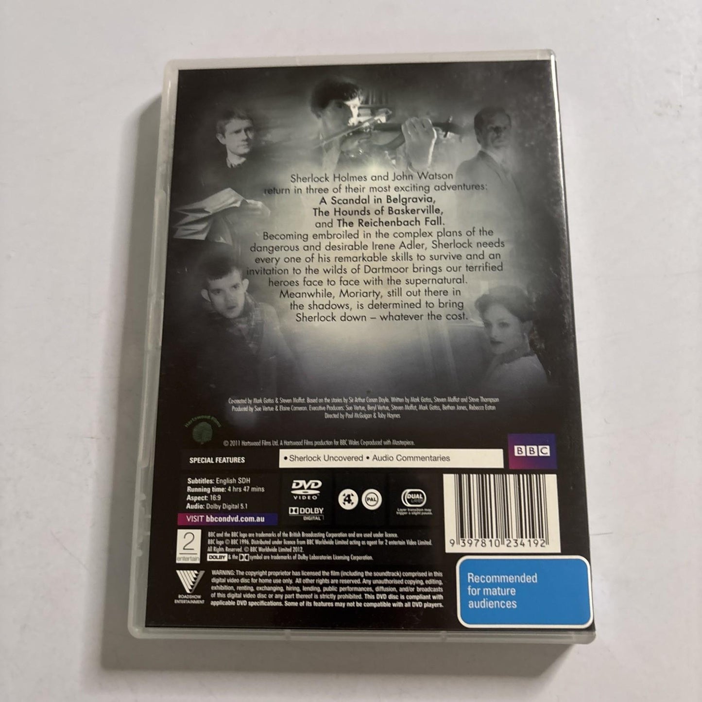 Sherlock : Series 2 (DVD, 2011) BBC Region 4