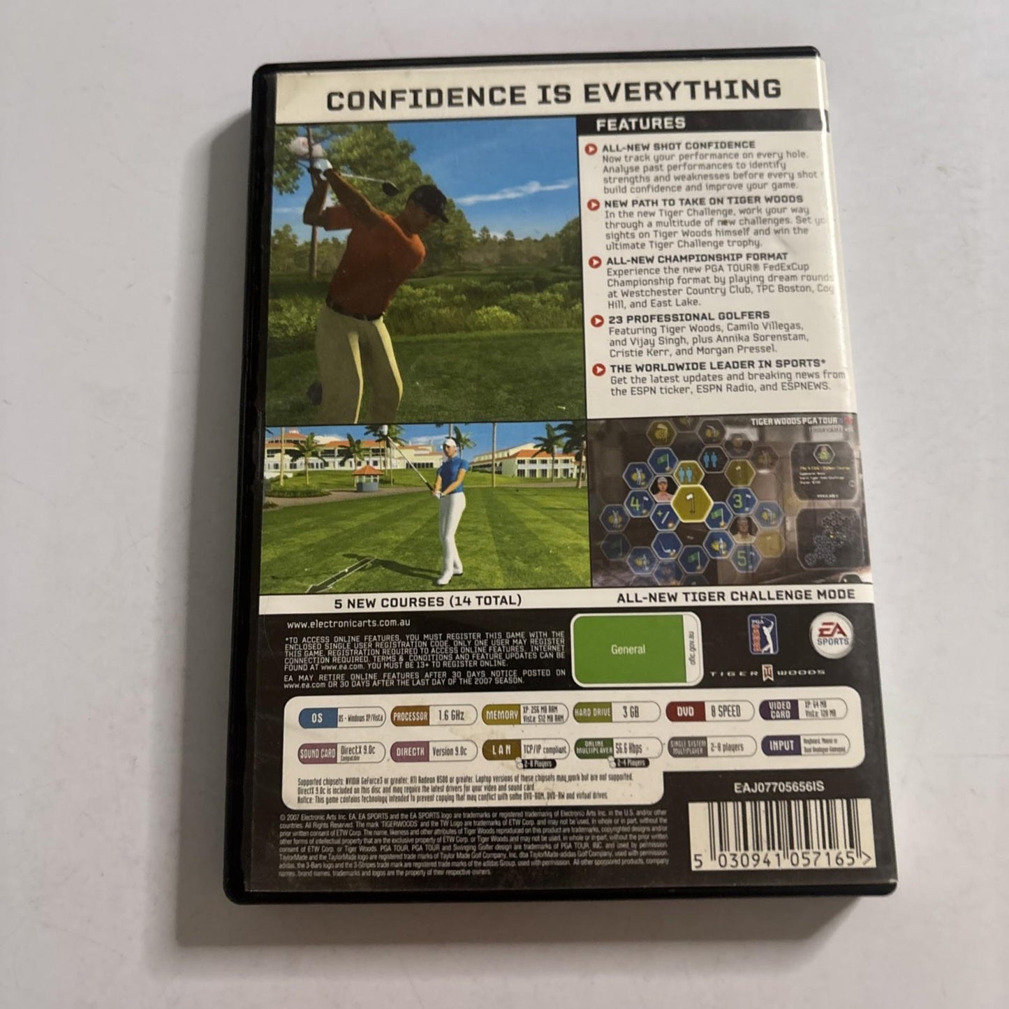 Tiger Woods PGA Tour 08 PC DVD-ROM Golf EA Sports