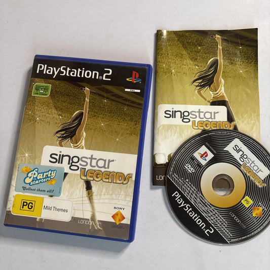 SingStar: Legends  (Sony Playstation 2 PS2) With Manual PAL