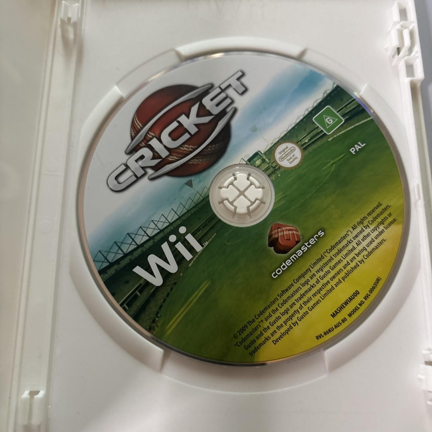 Cricket - Nintendo Wii Game Wii PAL Aus Edition