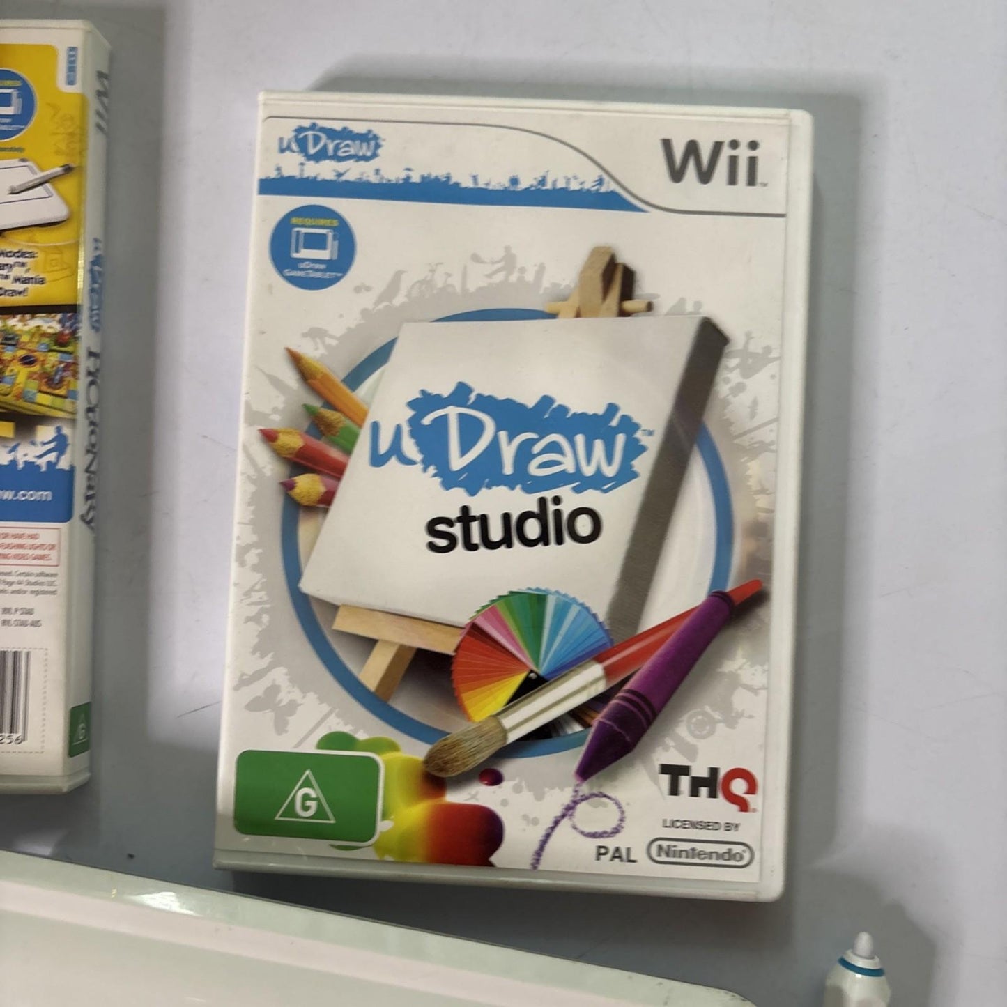 Nintendo Wii Udraw Bundle With Pictionary & uDraw Studio PAL