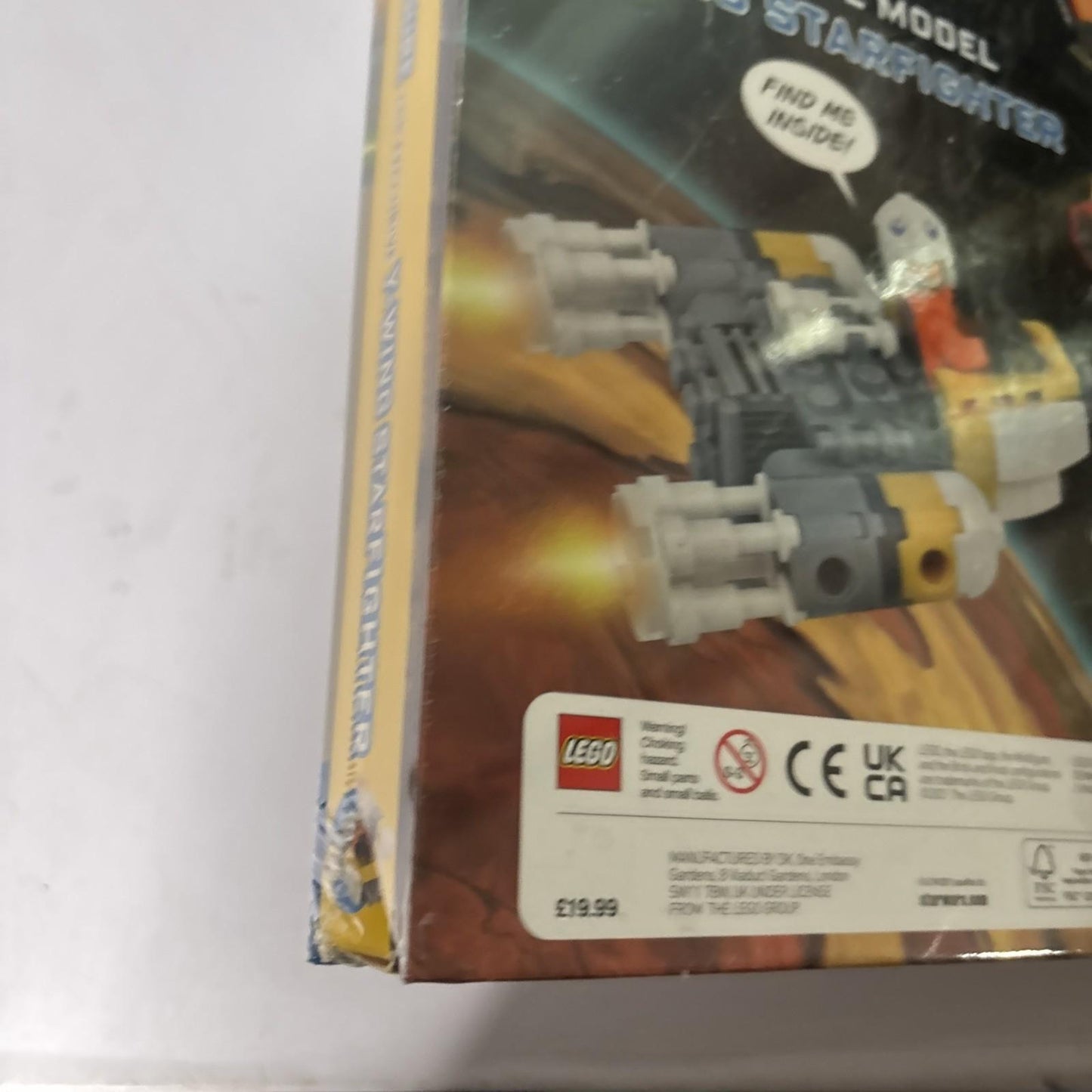 LEGO Star Wars Build Your Own Adventure With Rebel Pilot Minifigure and Y-wing