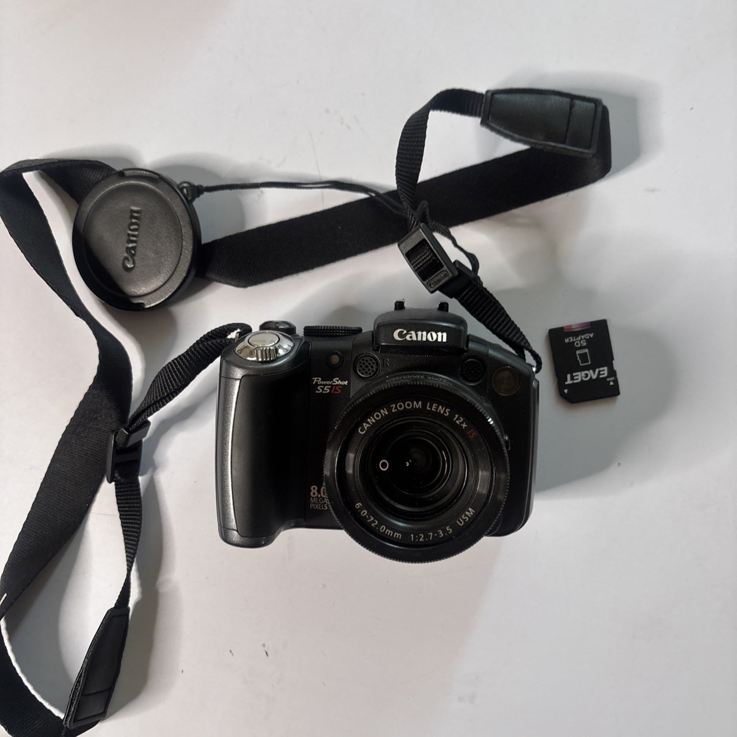 Canon PowerShot S5 IS Digital Camera With 256mb SD Card 8.0 MP