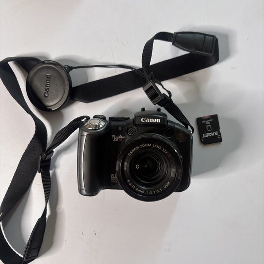 Canon PowerShot S5 IS Digital Camera With 256mb SD Card 8.0 MP