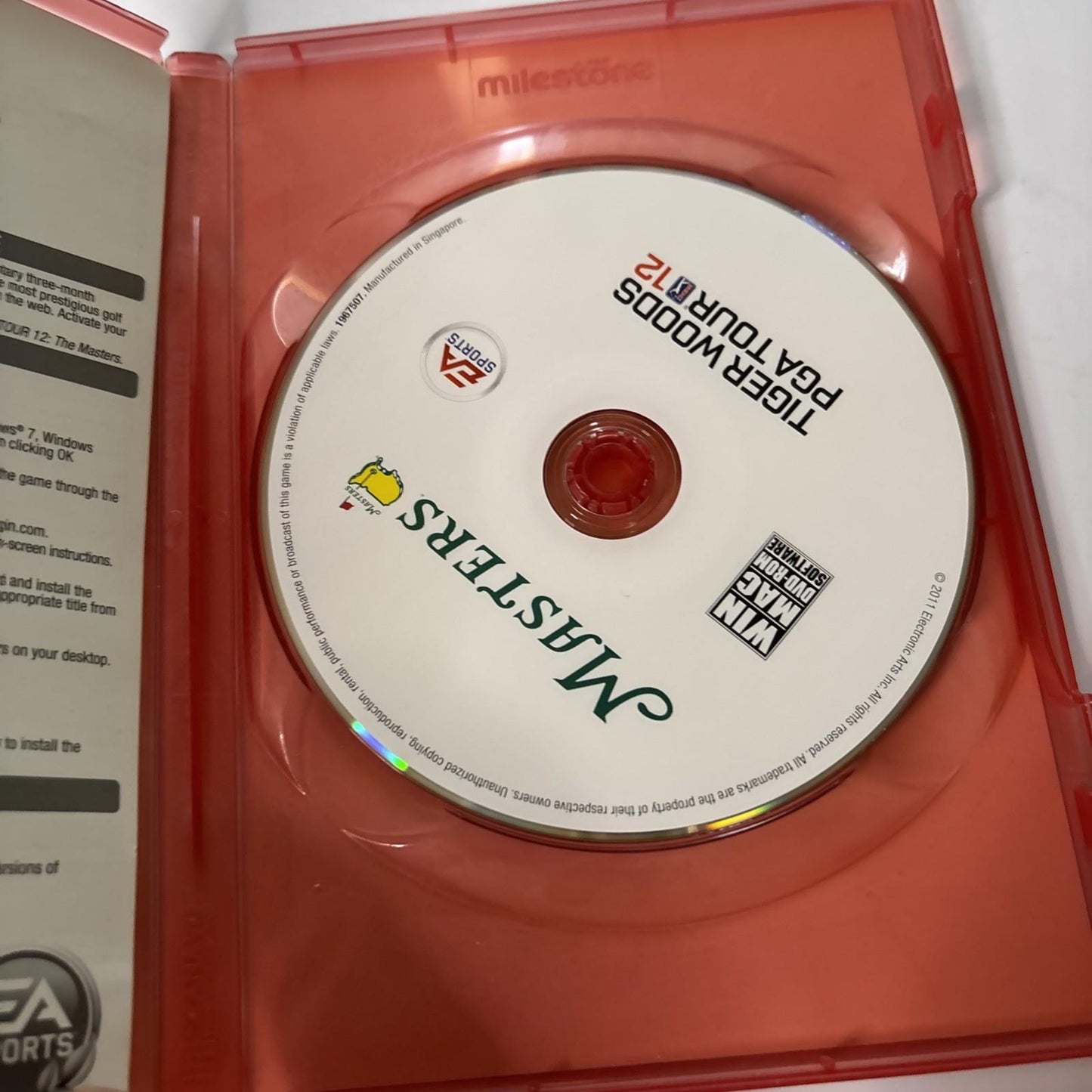 Tiger Woods PGA Tour 12 PC Mac DVD-ROM