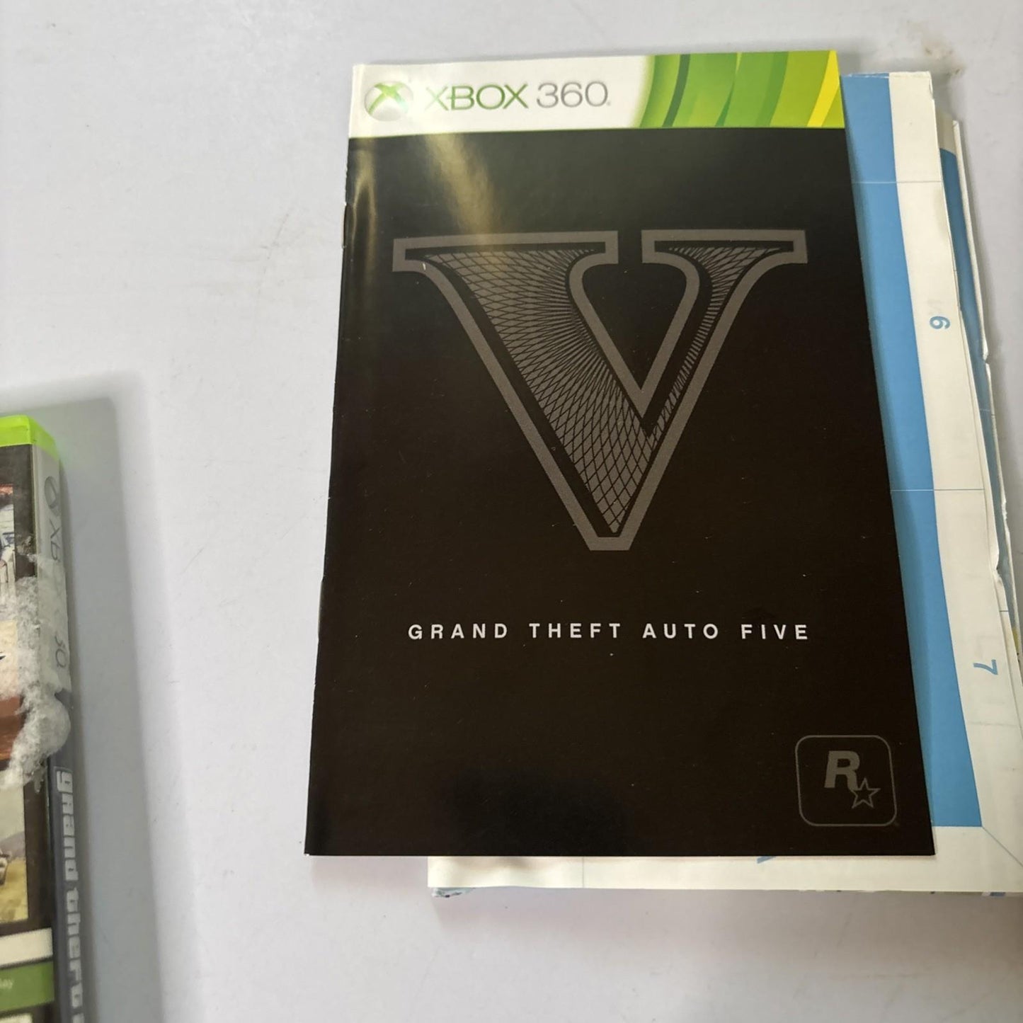 Grand Theft Auto V (Microsoft Xbox 360, 2013) Manual Map PAL