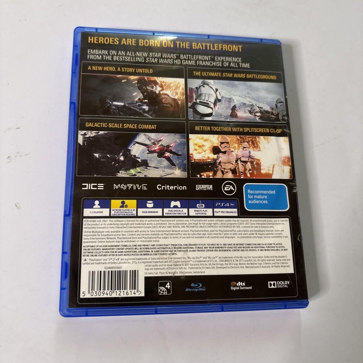 Star Wars Battlefront II 2 - Sony Playstation 4 (PS4) Game