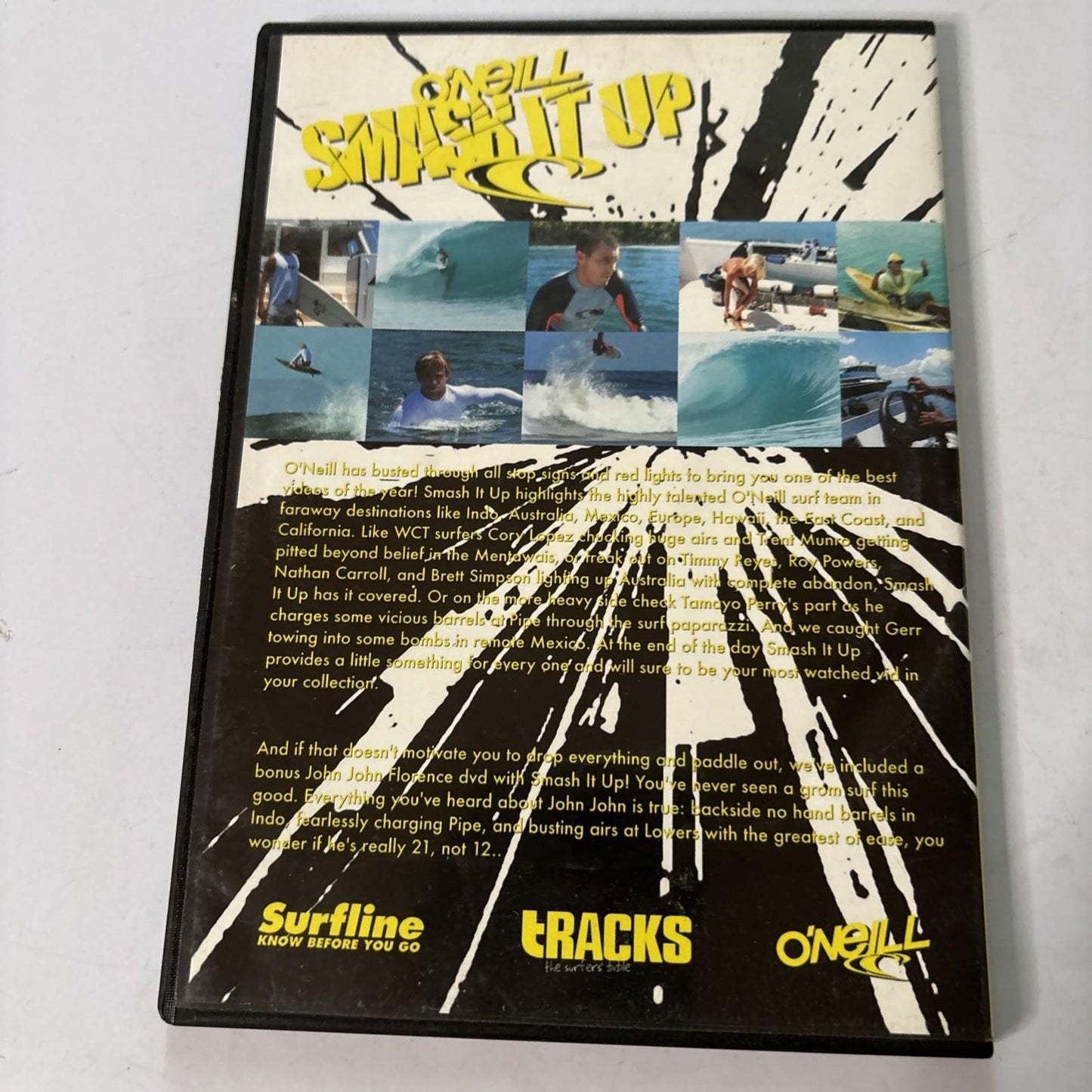 O'Neill Smash it up DVD Corey Lopez, Trent Munro All Regions
