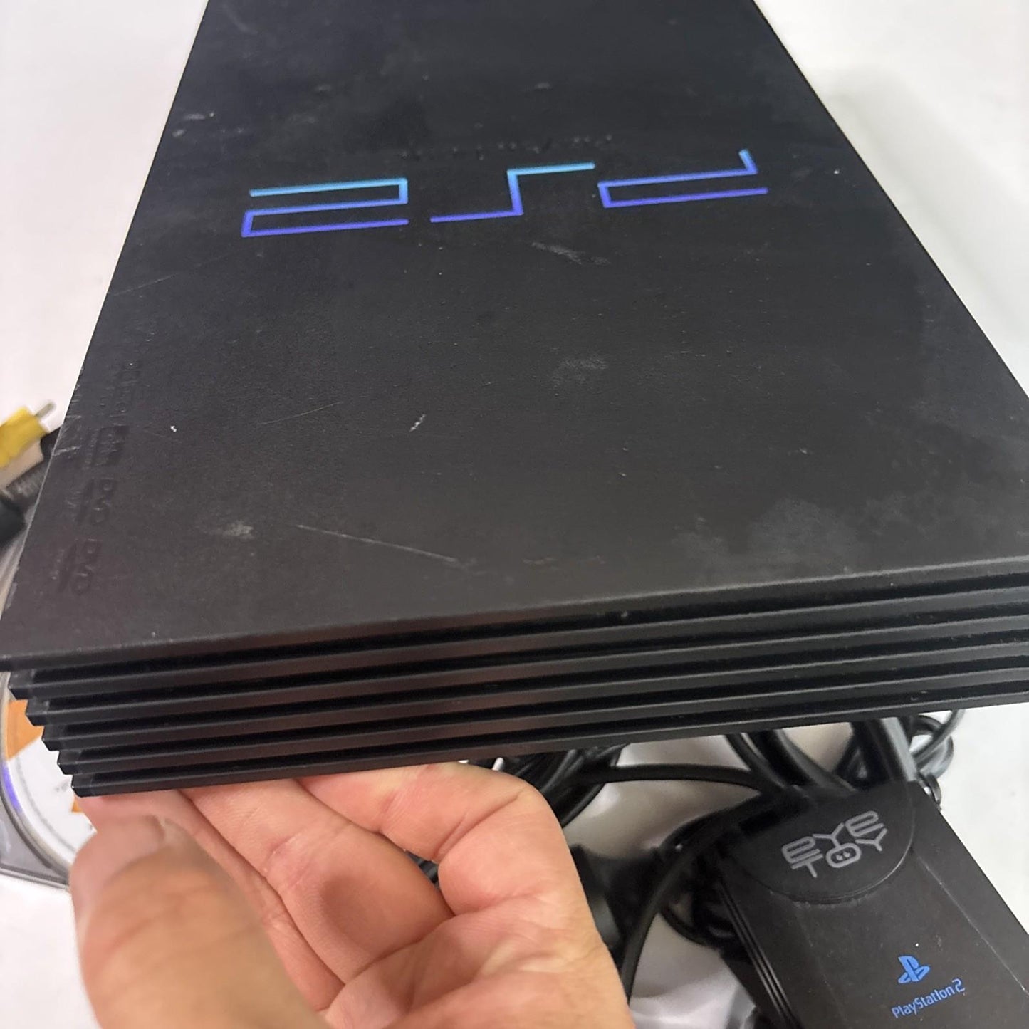 Sony Playstation 2 Fat Console PAL SCPH-50002 Eyetoy Camera & Game 1x Controller