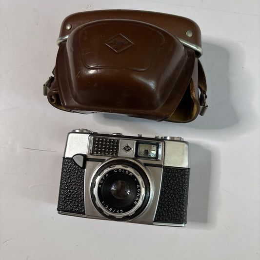 Agfa Color Angar 1:2.8/45 Film Camera And Case