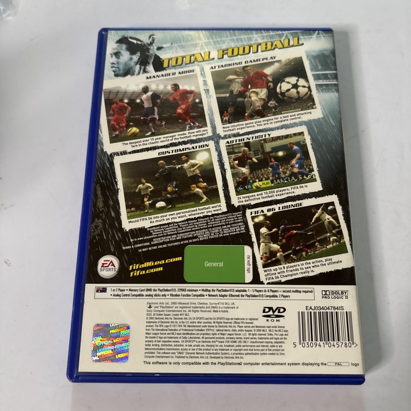 FIFA 06 PS2 Sony Playstation 2 PAL EA Sports Game